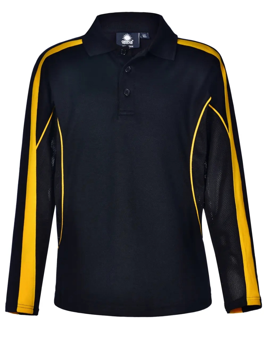 Picture of Winning Spirit, Kids TrueDry L/S Polo